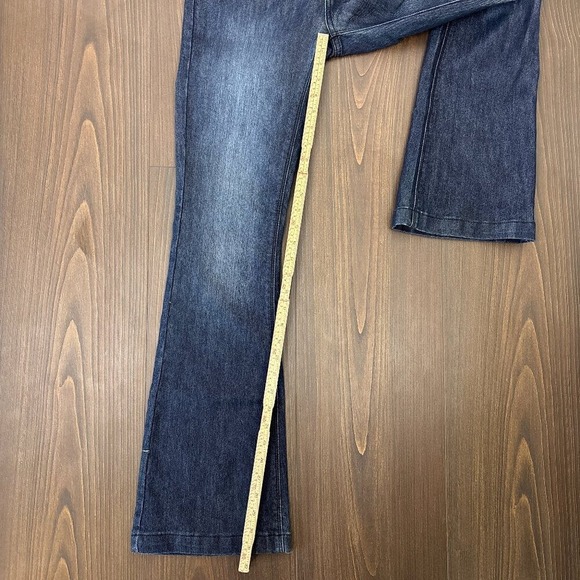 NWT Buffalo David Bitton Gallia Mid Rise Flare Jeans Women's 27 x 33 Dark Wash - Picture 13 of 14